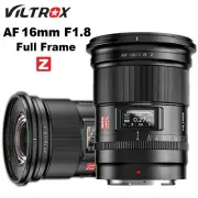 Viltrox AF 16mm F1.8 Z Full Frame Wide Angle Auto Focus Lens for Nikon Z Mount