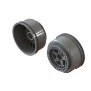 Arrma ARA510126 SC 2.2in / 3.0in Wheel 14mm Hex Gun Metal 2pcs AR510126