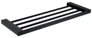 Nero CELIA TOWEL RACK 600x210x26mm S/Steel, Streamlined Design MATTE BLACK
