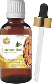 LEVENMOOI Therapeutic Grade Essential Oil – Pure & Natural for Aromatherapy, Humidifiers, Diffusers & DIY Uses (15ml, Cinnamon bark)