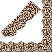 FYSUIMU 32.8 Ft Leopard Print Bulletin Board Border Brown Animal Spot Border Trim Self Adhesive Safari Animal Bulletin Board Stickers Roll for School Classroom Office Chalkboard Party Decor