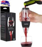 Wine Aerator Decanter with Filter | Red Wine Pourer | Base Included