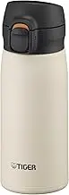 Tiger Thermos Flask MKR-W35NW 11.8 fl oz (350 ml), One Push, Stainless Steel Bottle, Easy to Drink Design, Includes Lid and Seal, Easy to Wash Only 2 Pieces, Easy Cap, Vacuum Insulated, Mug, Hot and