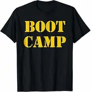 [VidiAmazing] Boot Camp Shirt Military Bootcamp Fitness Tee ds1269 T-Shirt