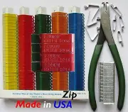 Zip Wing Bands 5000pcs Customized Poultry Chicken ID Tags w/ Name or Farm Name