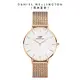 Daniel Wellington DW 手錶 Petite Melrose 36mm玫瑰金米蘭金屬錶 DW00100305