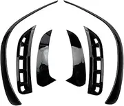 6Pcs Car Front&Rear Bumper Splitter Spoilers Trim for - W167 2020 Gloss Black