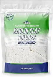 MYOC Kaolin Clay Powder - 24.93oz, Kaolin Clay Powder Cosmetic Grade, Kaolin Clay for Soap Making, Kaolin Clay Mask, Kaolin Clay for Bath bombs, Kaolin Clay Powder for Face Mask