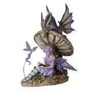 PT Amy Brown Designer Dragons "Story Teller" Dragon & Fairy Figure