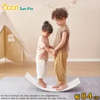 在飛比找momo購物網優惠-【Boori】泰迪兒童平衡搖搖板•幅84cm-薏米白