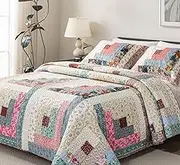 meadow park Quilt Set-Patchwork-Queen