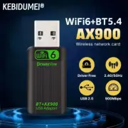 2 In1 AX900 Wifi6 USB Adapter Bluetooth 5.4 Dual Band 2.4G&5Ghz ADAPTERUSB Wirel