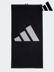adidas Black Small 3 Bar Towel (N01407) | $42