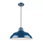 Millennium R Series 1 Light 9.25" Warehouse/Cord Hung, Navy Blue - RWHC17-NB