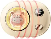 [Generic] Hand Warmer - Efficient Electronic Hand Warmers | Compact Lite Magnetic Hand Warmers with Stylish Appearance | Power Bank Electric Pocket USB Warmer for Convenient Warmth On-The-Go