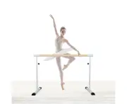 MEMAX Wooden Ballet Barre Stretch Bar Dance Bar 1.5M - Perfect for Dance and Fitness Training at Home and Studio