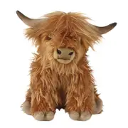 "12" "Long haired highland cows, large long haired animals" As shown