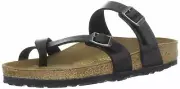 Womens Birkenstock Mayari Sandal Black Licorice Birko-Flor