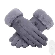 [Generic] Heated Motorcycle Gloves,Touch Screen Quick Heating Gloves - Ergonomic Warm Gloves for Cold Weather Traveling Running