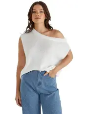 [Sass] Jac Top in White