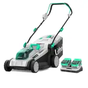 LITHELI 18" 40v (2x20V) Cordless BRUSHLESS Lawn Mower 2 Batteries Kit