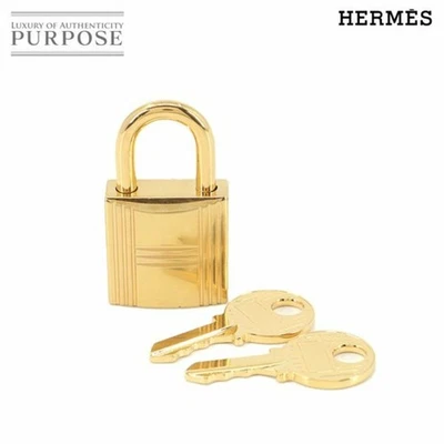 New, unused, Hermes, Cadena Key Set, Padlock, Gold Lock, Cadena Lock 90281925