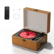 Portable CD player, retro design, rechargeable 3600mAh battery