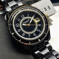在飛比找momo購物網優惠-【COACH】COACH手錶型號CH00056(黑色錶面黑錶