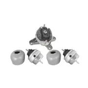 Front + Rear Engine Mount Kit for Audi A4 B6 1.8T 2.0L ALT AVJ 00-05 5 Spd Man.