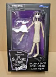 Nightmare Before Christmas Pajama Jack with Zero Action Figure Diamond Select