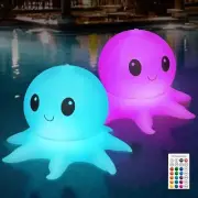 Solar Floating Pool Lights Remote Controlled Colorful Inflatable Ball Lights 2PC