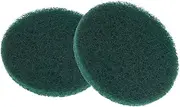 Alipis 2pcs Scouring Pad Cleaning Pad Car Cleaning Kit Non Scratch Scrubbing Pads Cleaning Gadgets for Home Car Wheel Brush Scrub Brush for Drill Pot Scrubber Scrub Pads Green Nylon Fiber