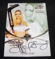 2013 Benchwarmer TIFFANY SELBY National Preview Black Ink Auto PLAYBOY Playmate