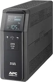 APC BR1200SI 1200VA Sinewave Back UPS Pro BR, 8 Outlets, AVR, LCD Interface
