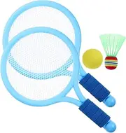 WHAMVOX Tennis Rackets for Children 2 Pack Plastic Rackets Outdoor Fitness Toys Fun Cartoon Style Random