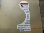 GLOBE SLICER WARNING LABLE FITS ALL MODELS OEM# 910242
