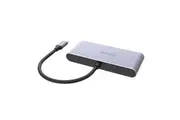 Cruxtec USB-C to 3x DisplayPort Multi-Monitor 8K Compact Hub Splitter Adapter