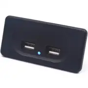 Car Mobile Phone Charger Socket Panel Dual 3.1A USB 12V 24V Outlet Power Adapter