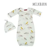 在飛比找momo購物網優惠-【Milkbarn】新生兒竹纖維禮盒組-藍鳥(彌月禮盒 滿月