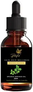 100% Pure Organic Moringa Oil |100ml Glass | Cold-Pressed & Unrefined Natural Oil