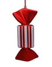 Christmas Tree Ornaments Lolly White and Red 41cm