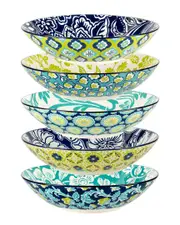 Certified International Tapestry Set of 6 Soup/Pasta Bowls