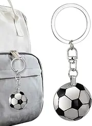 Football | Boot Ball Metal | Cute Key Ring For School Bag | Small Pendant Football, Fashionable Key Chains For Sports Enthusiasts, Soccer Fans