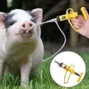 Continuous Livestock Syringe 5ML/10ML Adjustable Feeding Multifunctional~ D1O4