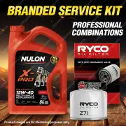 Ryco Oil Filter 5L XPR15W40 Engine Oil Service Kit for Renault Caravelle Virage