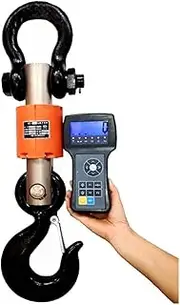 [JAJAJ] Industrial Digital Crane Scale 3T/ 5T/10T Wireless Electronic Crane Scale Wireless Printing Crane Scale Hook Called Driving Scale for Farm,Livestock,Factory,Construction(10T)