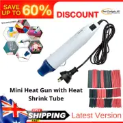 OundarM Mini Heat Gun with 127 pcs Heat Shrink Tube, Portable Hot Air Gun