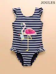 Joules Splash Blue Printed Swimsuit (AD5621) | $37 - $42