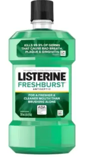 Listerine Antiseptic Mouthwash for Bad Breath, Freshburst 8.5 Fl Oz 312547428200
