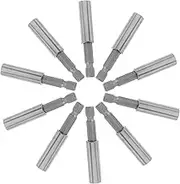 10Pcs Magnetic Hexagonal Shank Screwdriver Head Extension Bar Multi Functional Drill Bit Holder for Electric Screwdrivers for Home and Professional Repairs Tight Spaces